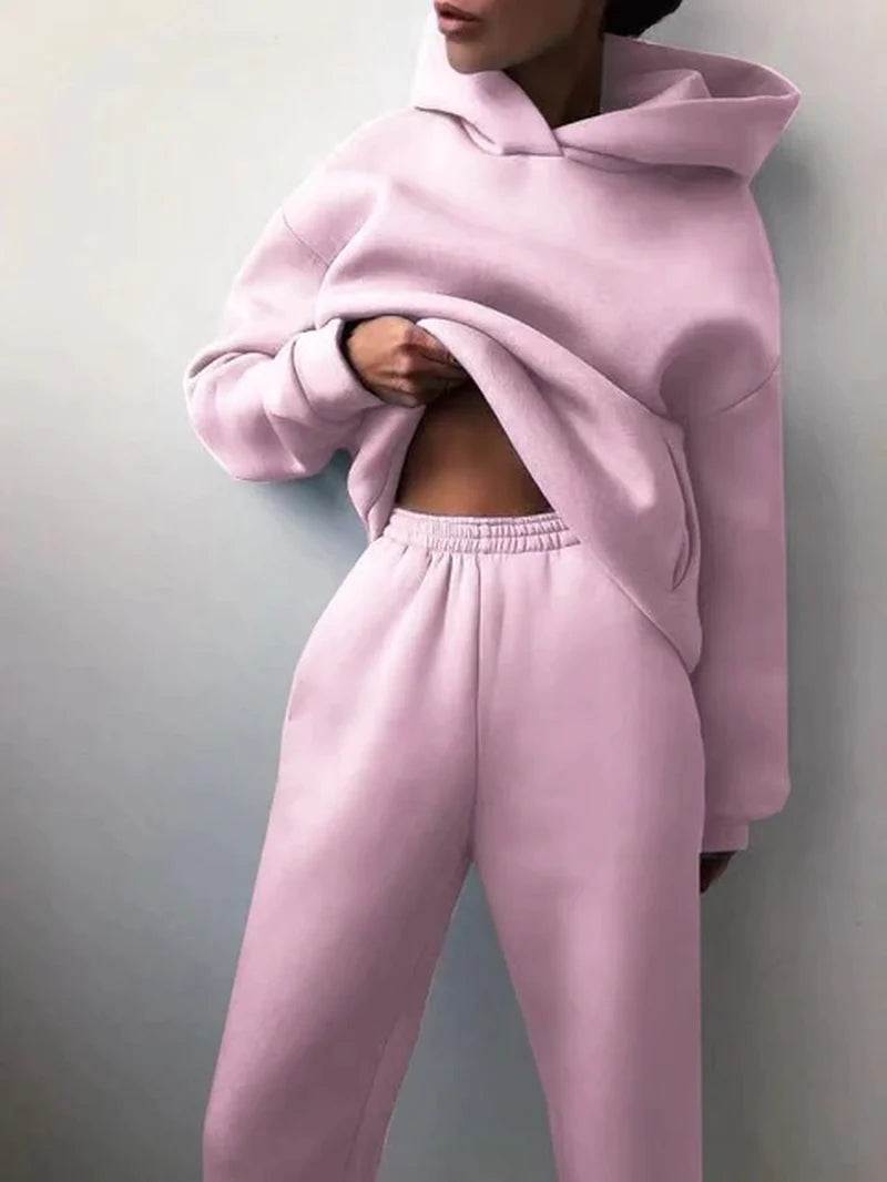 Two-Piece Tracksuit SetStay Cozy, Stay Stylish – The Perfect Blend of Comfort and FashionStep up your loungewear game with our Women’s Fleece Two-Piece Tracksuit Set. Designed for both warShop All I WantShop All I Want-Piece Tracksuit Set