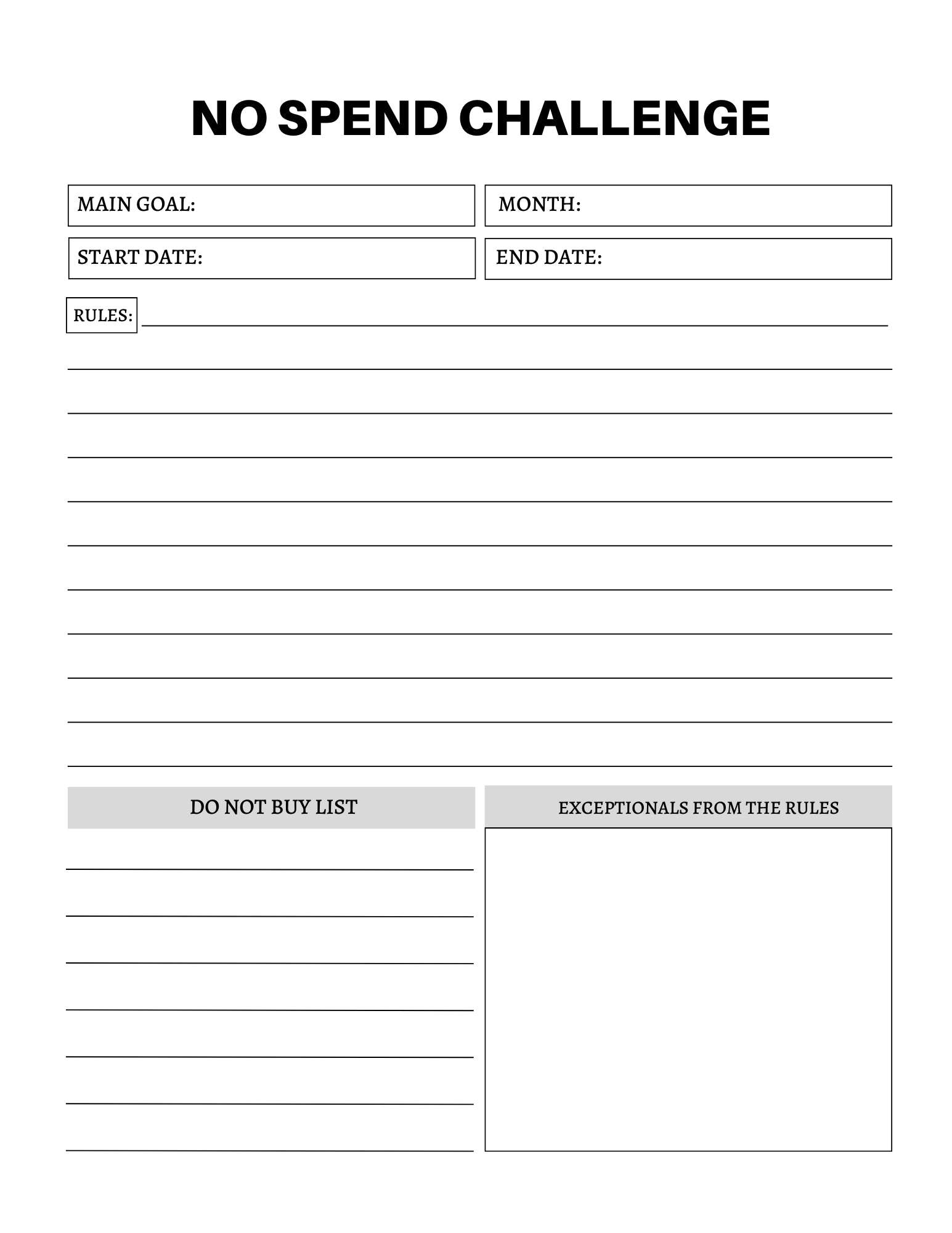 Shop All I Want Budget and Financial Planner -55 PagesShop All I WantShop All I WantFinancial Planner
