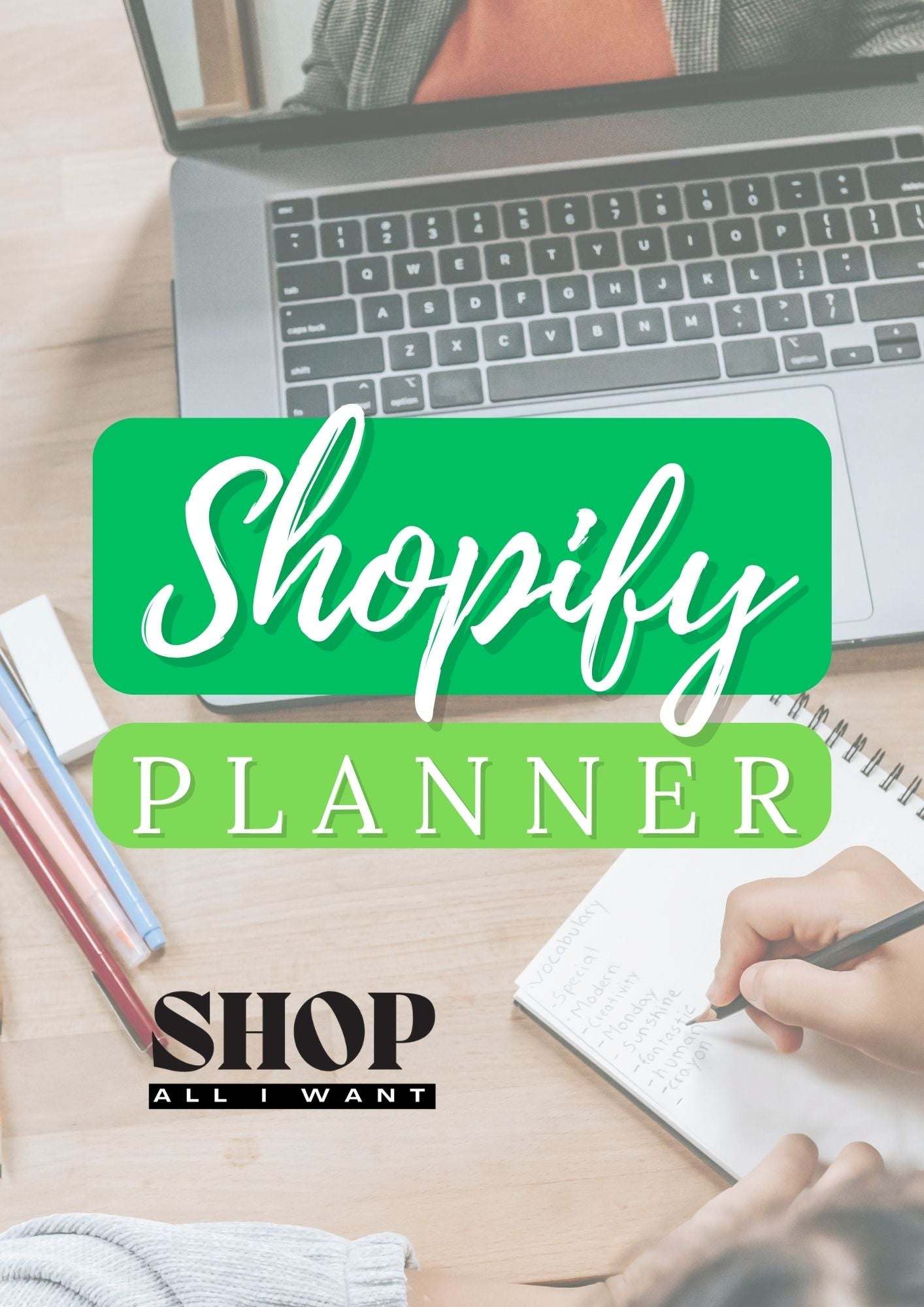 Shopify Planner -41 PagesShop All I WantShop All I WantShopify Planner -41 Pages