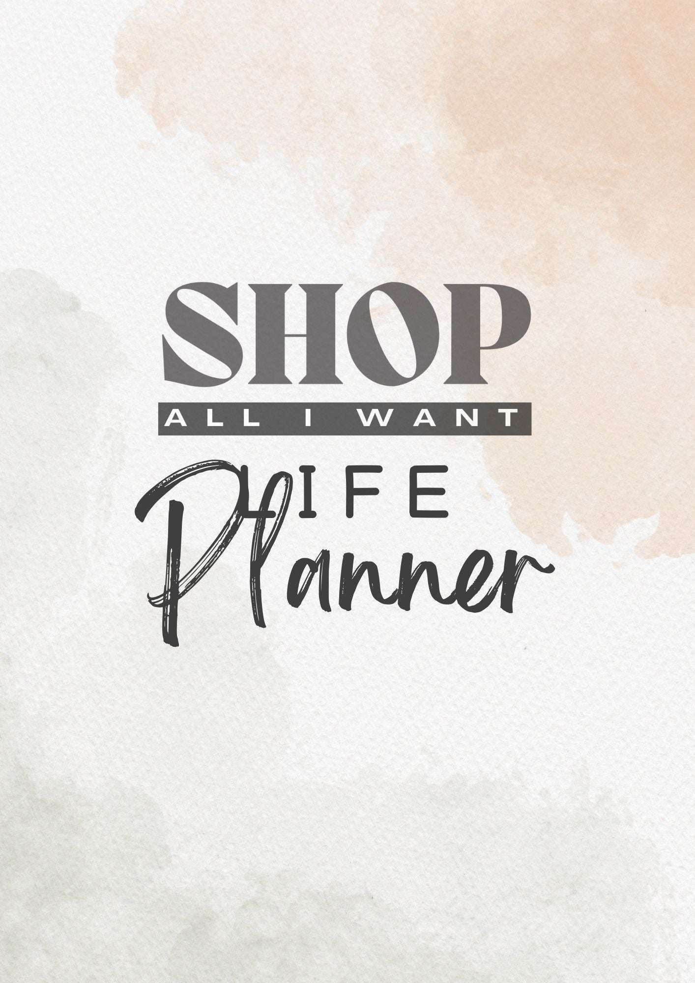 Shop All I WantLife Planner🌟 Life Planner: Design Your Dream Life! 🌟
Take charge of your life with our Life Planner, your ultimate tool for staying organized, inspired, and focused on what tShop All I WantShop All I WantPersonal Development- Life Planner