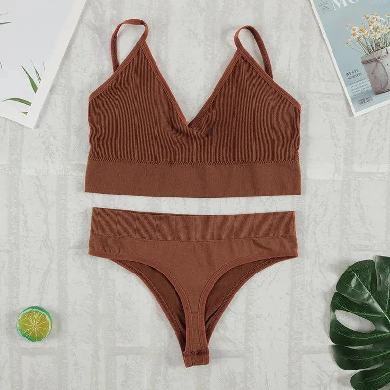 2Pcs Bra Set 🌿Introducing our exquisite Two-Piece Bra Set, where comfort meets style in perfect harmony! Are you ready to elevate your everyday wear to a whole new level of comforSHOP ALL I WANTShop All I Want2Pcs Bra Set