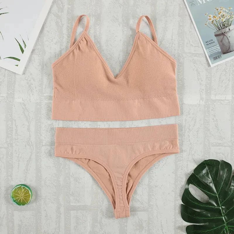 2Pcs Bra Set 🌿Introducing our exquisite Two-Piece Bra Set, where comfort meets style in perfect harmony! Are you ready to elevate your everyday wear to a whole new level of comforSHOP ALL I WANTShop All I Want2Pcs Bra Set