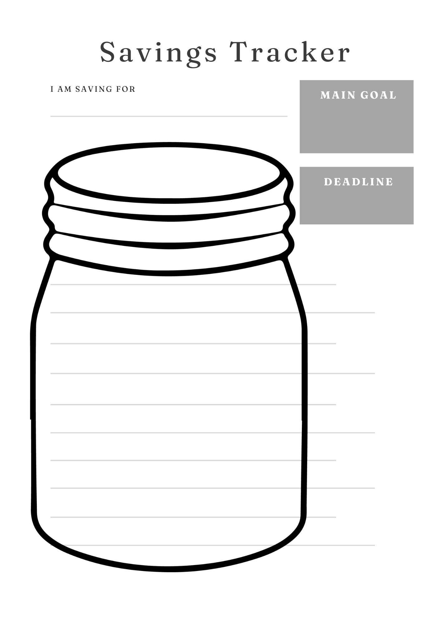Shop All I Want Savings Tracker💰 Savings Tracker: Stay on Track to Your Financial Goals! 💰
Transform your savings journey with our Savings Tracker, designed to keep you motivated and focused as Shop All I WantShop All I WantFinancial Development-Savings Tracker