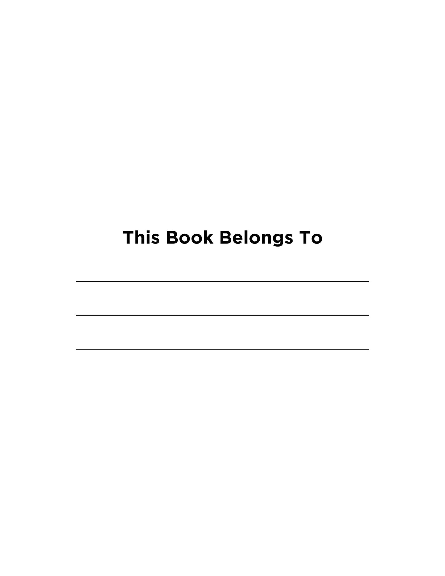 PTSD & Trauma Processing Workbook -65 Pages cover page with ownership section.