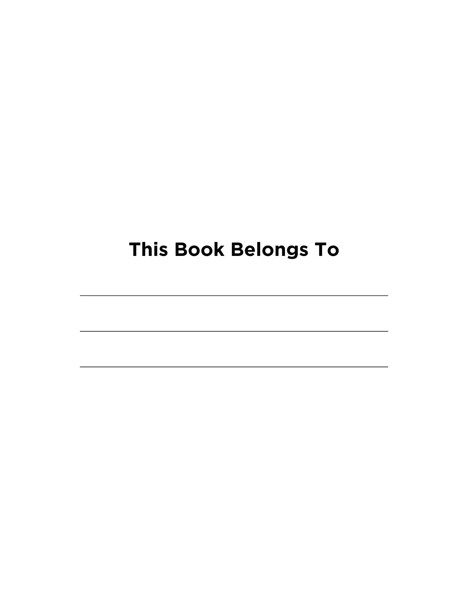 PTSD & Trauma Processing Workbook -65 Pages cover page with ownership section.