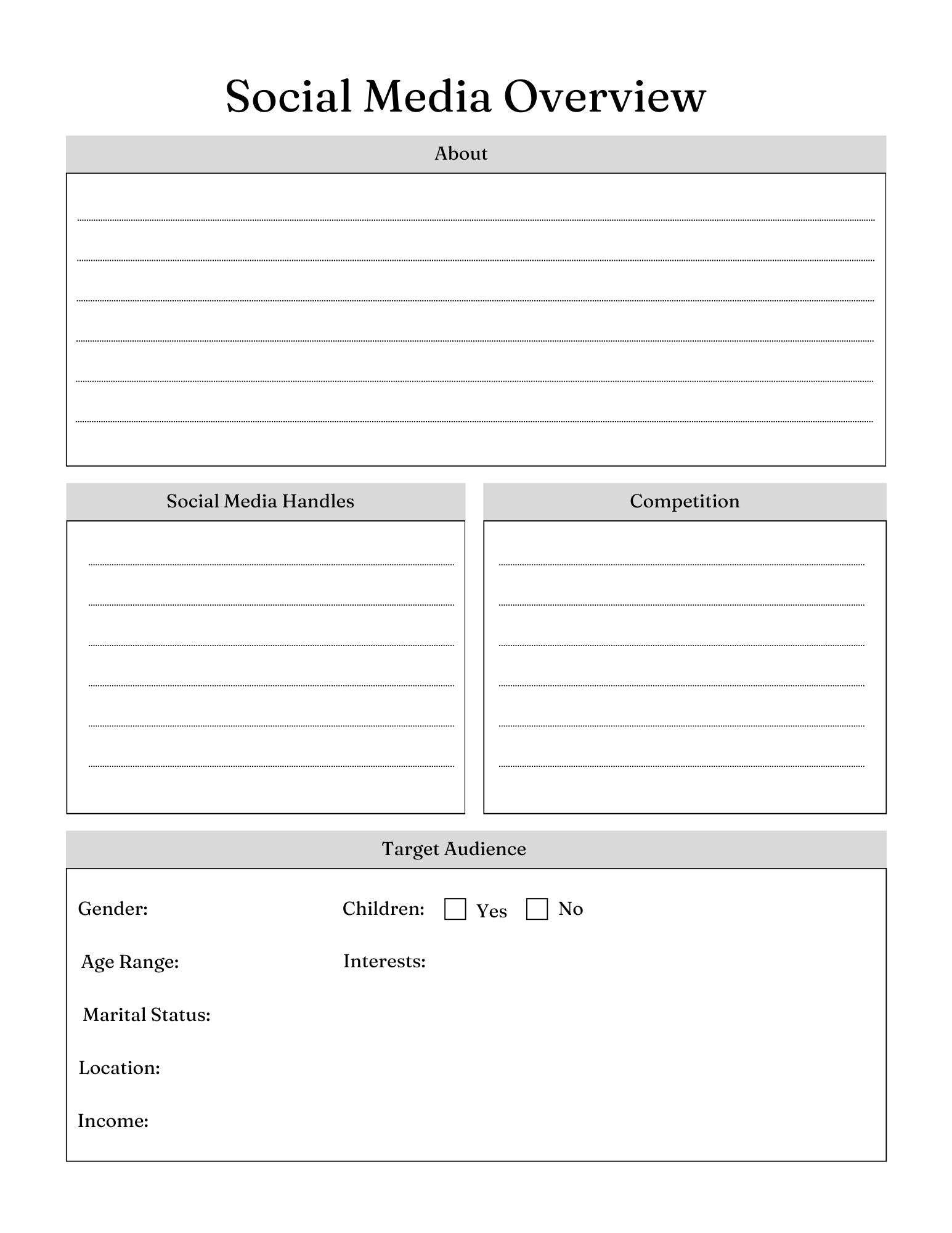 Social Media Monthly Post Planner -49 PagesShop All I WantShop All I WantSocial Media Monthly Post Planner