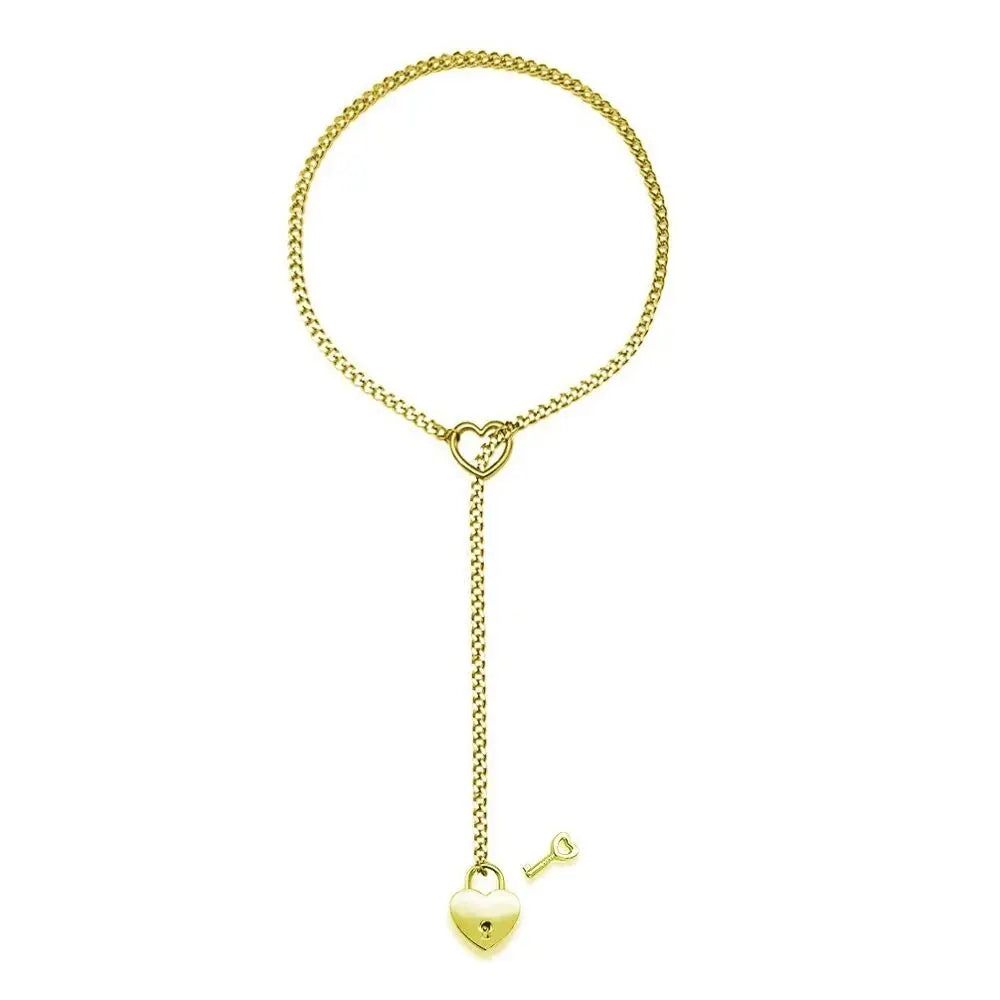 Adjustable Heart O-Ring Punk Rock Cuban Chain Necklace – Lariat Y-Styl🖤 Unleash Your Inner Rebel with the Adjustable Heart O-Ring Punk Rock Cuban Chain Necklace, a bold statement piece that blends edgy style with versatile fashion. ThShop All I WantShop All I Want-Ring Punk Rock Cuban Chain Necklace – Lariat