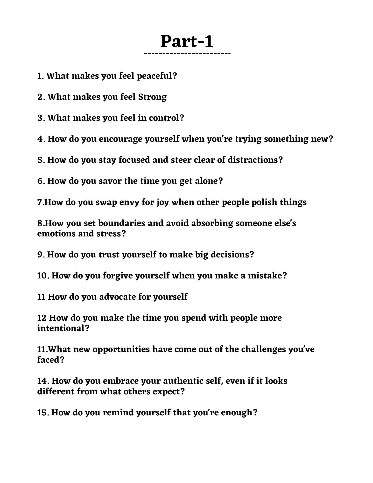 115 Deep Mental Prompts PDF download page with self-discovery questions for journaling.