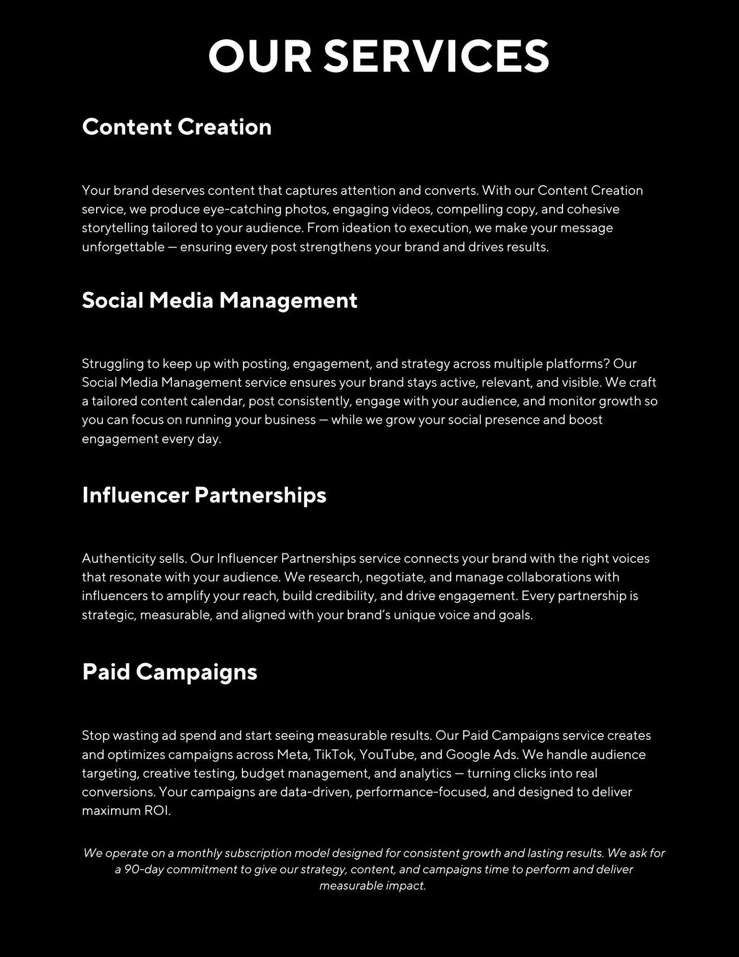 Elite All Eyes on You Dominance- We manage 8 Social Accounts for 30 days- Posting 8x Daily = 240x per month (after initial set up period)