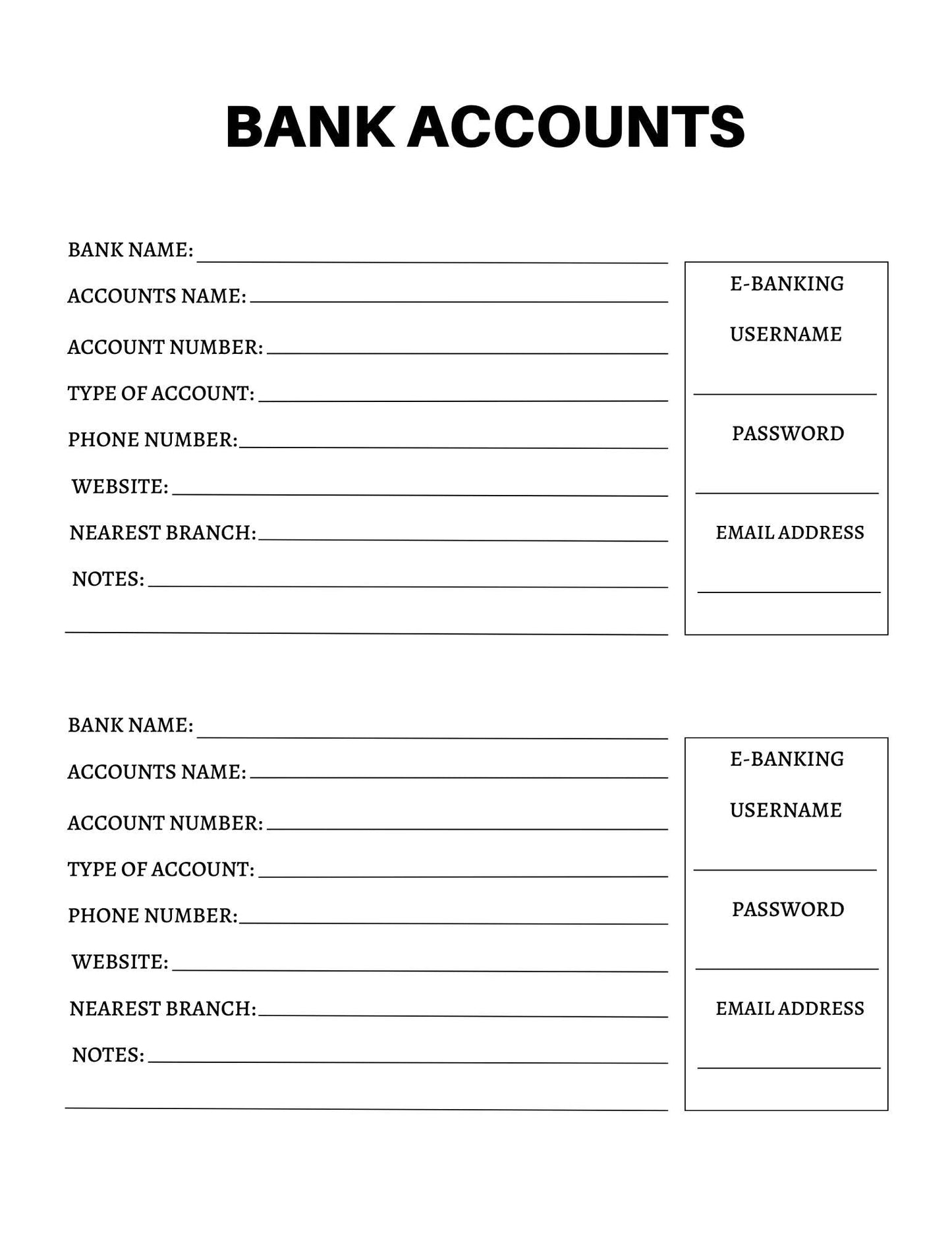 Shop All I Want Budget and Financial Planner -55 PagesShop All I WantShop All I WantFinancial Planner