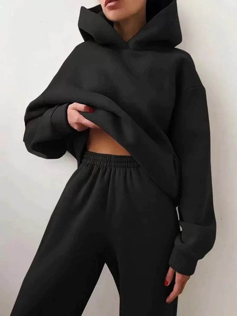 Two-Piece Tracksuit SetStay Cozy, Stay Stylish – The Perfect Blend of Comfort and FashionStep up your loungewear game with our Women’s Fleece Two-Piece Tracksuit Set. Designed for both warShop All I WantShop All I Want-Piece Tracksuit Set