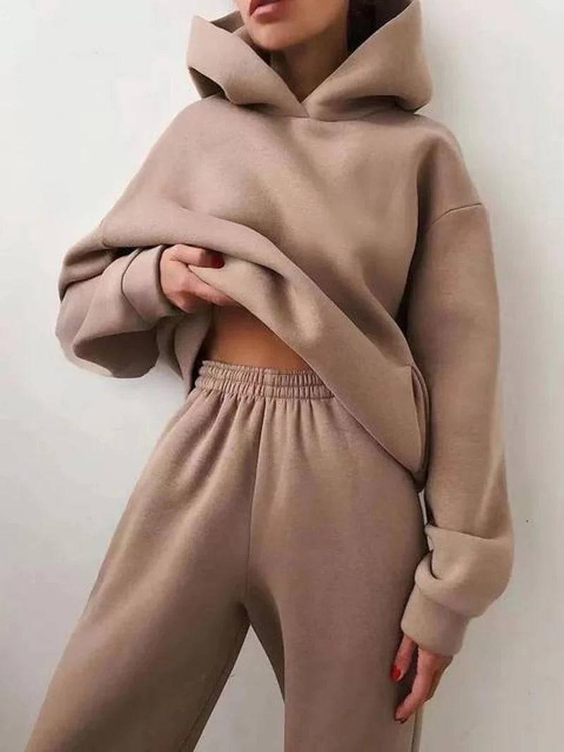 Two-Piece Tracksuit SetStay Cozy, Stay Stylish – The Perfect Blend of Comfort and FashionStep up your loungewear game with our Women’s Fleece Two-Piece Tracksuit Set. Designed for both warShop All I WantShop All I Want-Piece Tracksuit Set