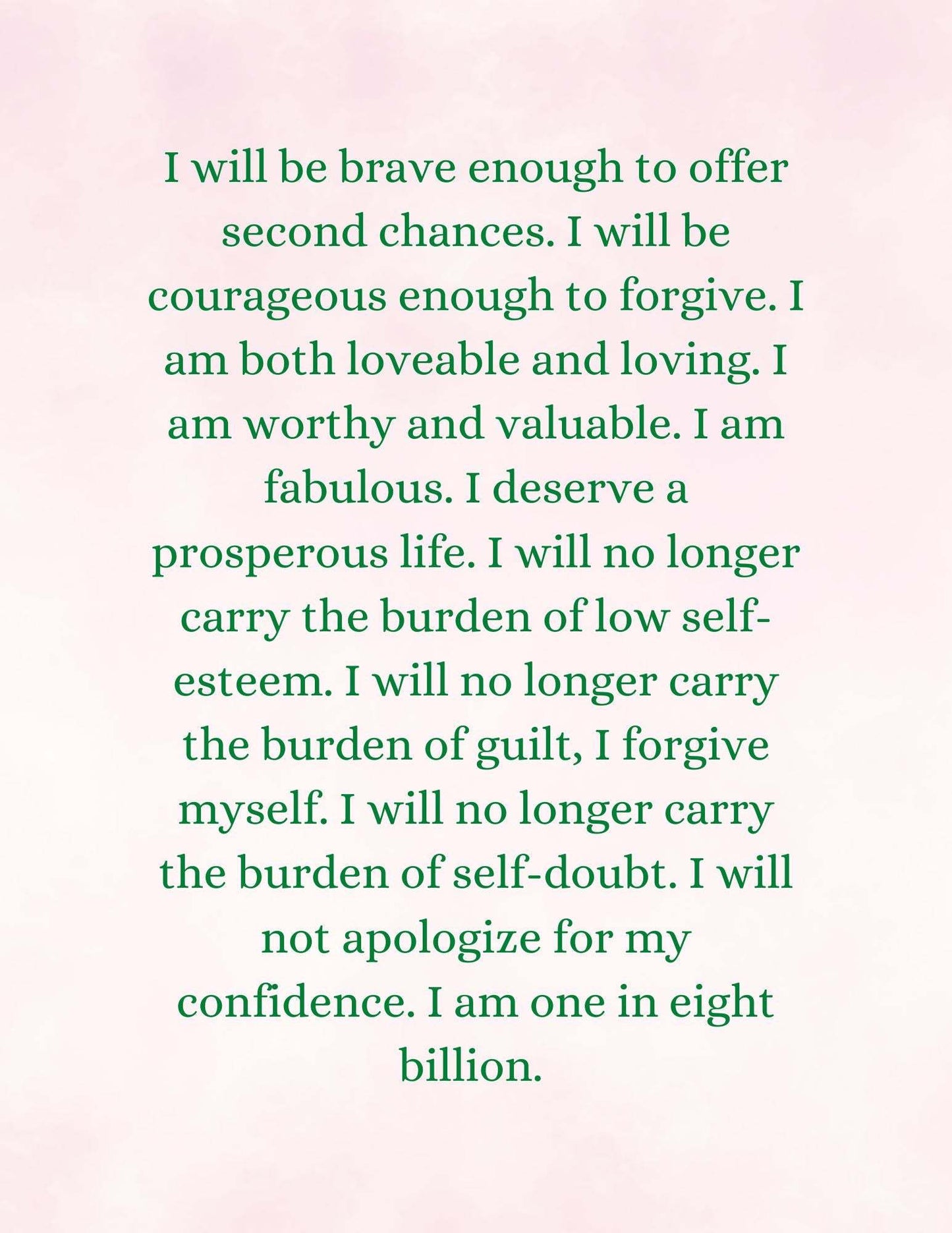 Shop All I Want 1000 Positive Affirmations For Women -100 Pages🌸 1000 Positive Affirmations for Women: Empower Your Mind, Body, and Spirit 🌸
Unlock your inner strength and embrace your true potential with our 1000 Positive AffShop All I WantShop All I WantPrayer- 1000 Positive Affirmations