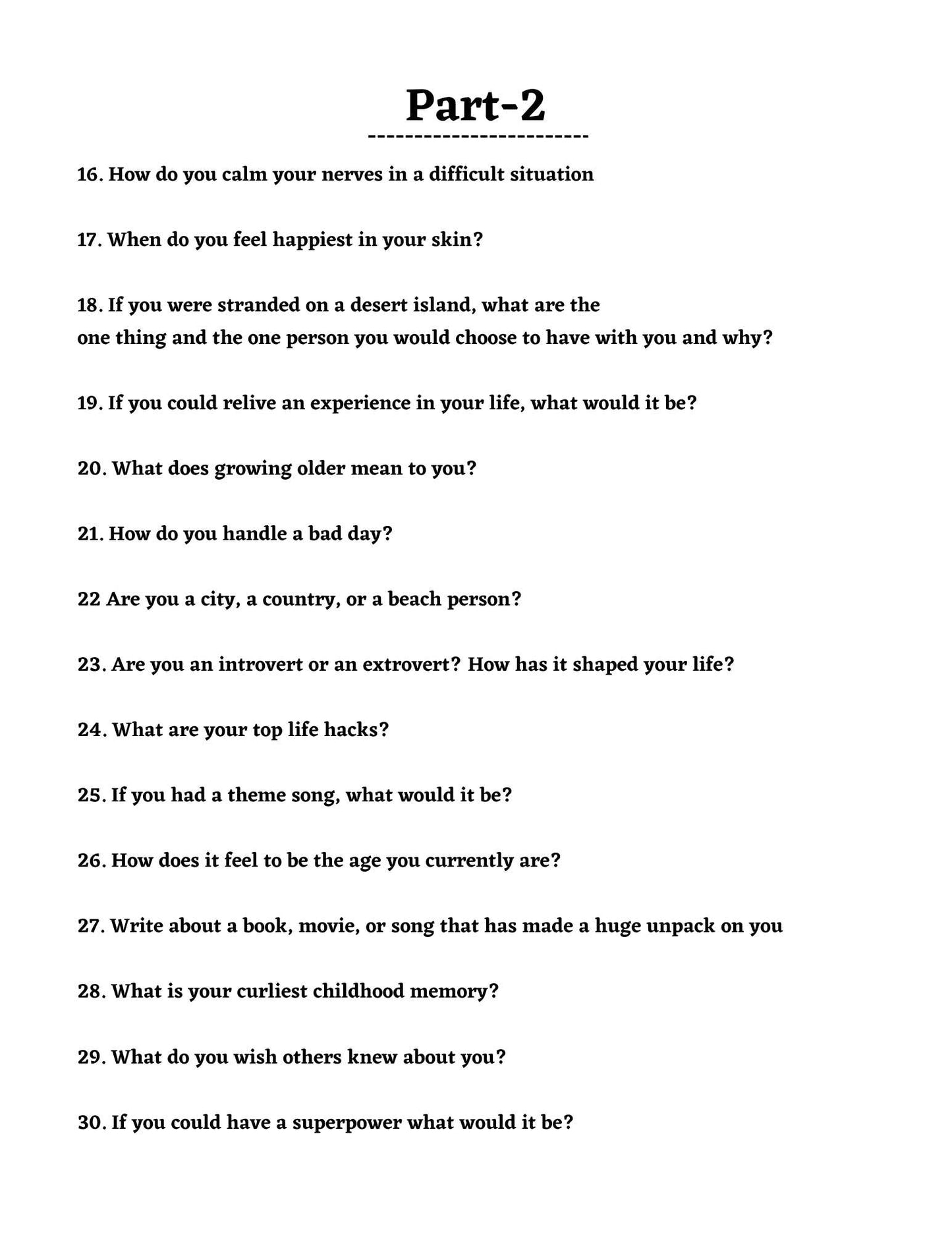 115 Deep Mental Prompts - 29 Pages PDF Download for Self-Discovery and Mindfulness.