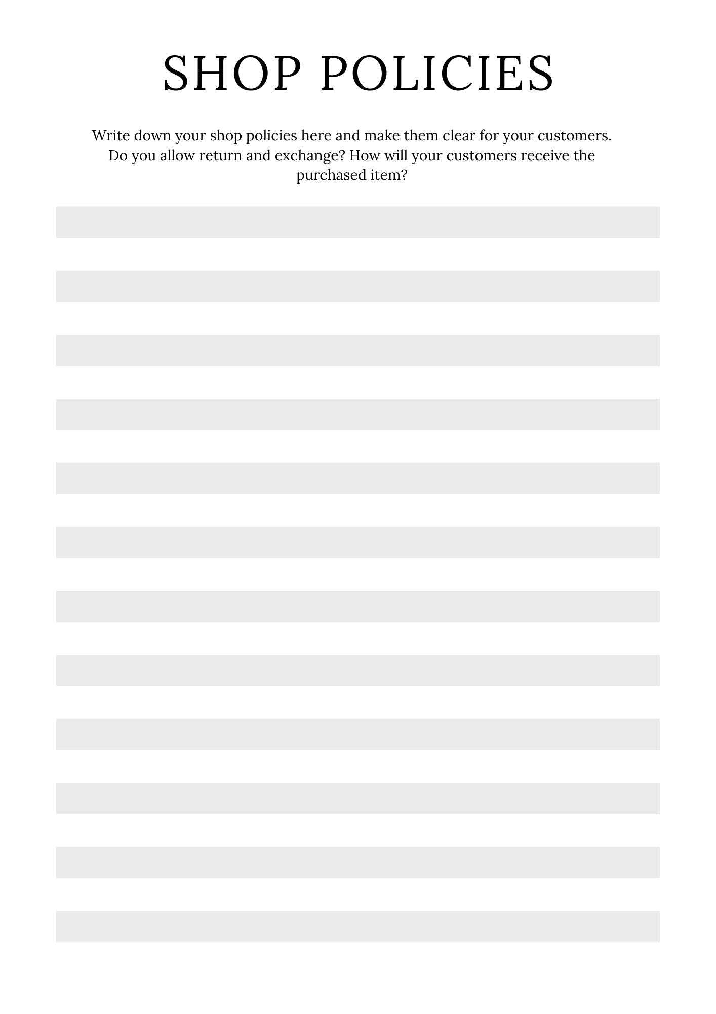 Shopify Planner -41 PagesShop All I WantShop All I WantShopify Planner -41 Pages