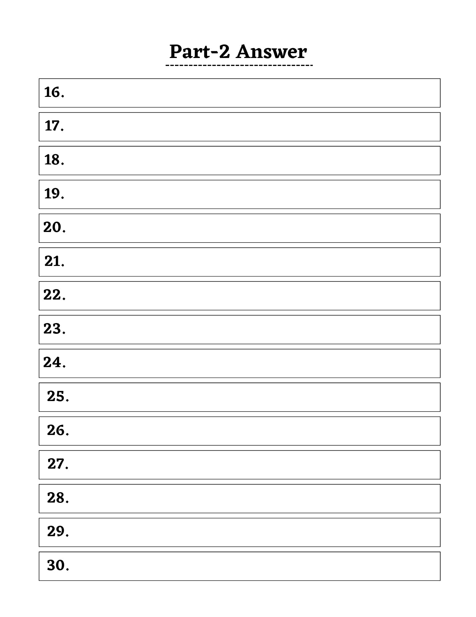 115 Deep Mental Prompts - 29 Pages; blank numbered list for journaling and self-reflection PDF download.