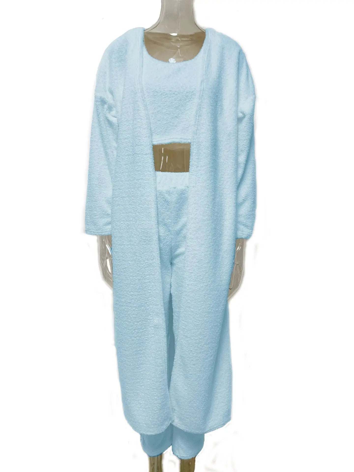 3-Piece Fuzzy Fleece Loungewear SetStay Cozy & Stylish – The Ultimate Loungewear for Comfort and WarmthWrap yourself in pure comfort with our Women’s 3-Piece Fuzzy Fleece Loungewear Set. Perfect fShop All I WantShop All I Want3-Piece Fuzzy Fleece Loungewear Set