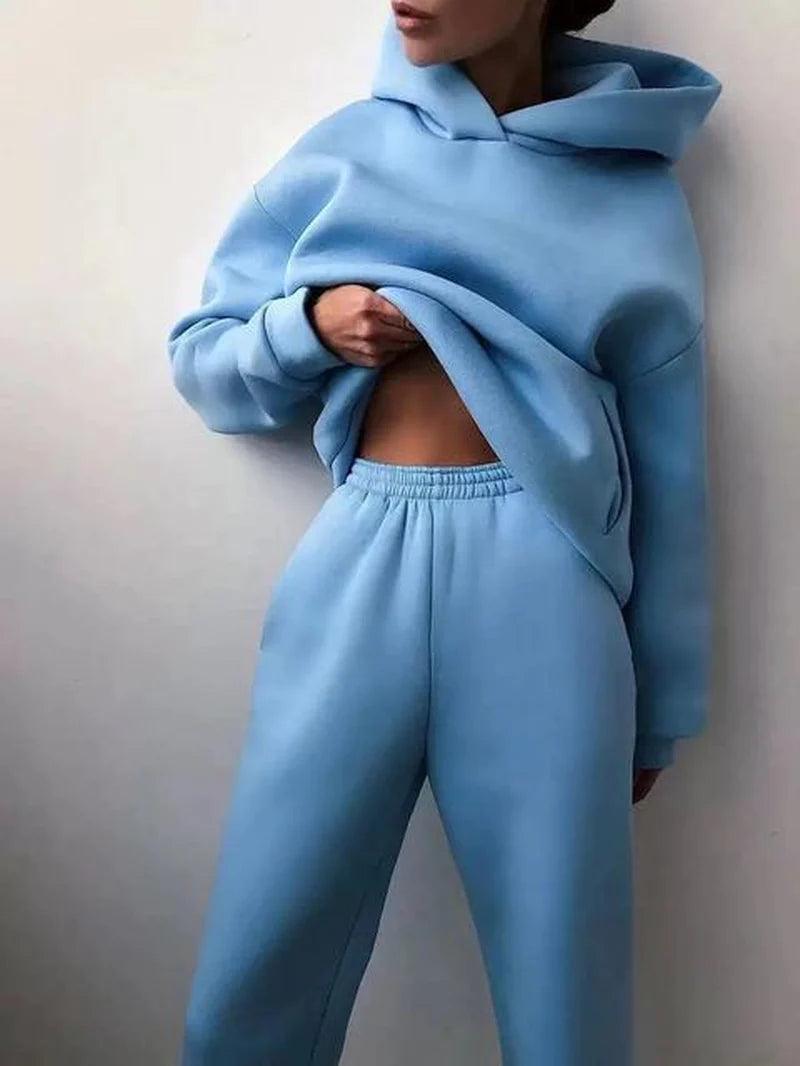 Two-Piece Tracksuit SetStay Cozy, Stay Stylish – The Perfect Blend of Comfort and FashionStep up your loungewear game with our Women’s Fleece Two-Piece Tracksuit Set. Designed for both warShop All I WantShop All I Want-Piece Tracksuit Set