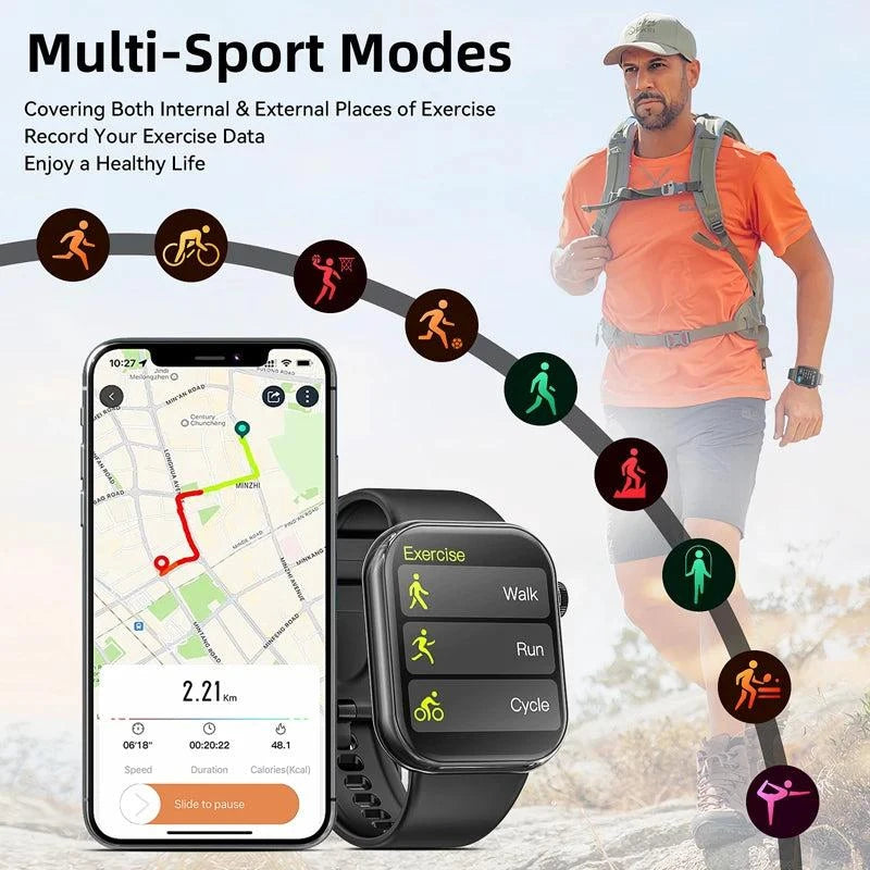 Karchilor 2024 Smartwatch – 1.85" HD Bluetooth Sports Watch for Men & Elevate your tech game with the Karchilor 2024 Men’s Smartwatch, designed for both men and women. Featuring a stunning 1.85" high-definition screen, this sports watcShop All I WantShop All I WantKarchilor 2024 Smartwatch – 1
