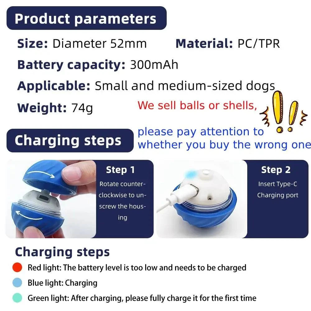Smart Dog Toy Ball: Interactive Play! 🐾🔵Introducing our Smart Dog Toy Ball – the interactive playmate that engages your furry friend in hours of entertainment and mental stimulation! 🐾🔵
🐾 Intelligent MoSHOP ALL I WANTShop All I WantSmart Dog