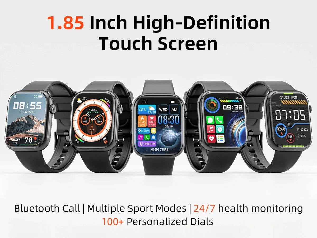 Karchilor 2024 Smartwatch – 1.85" HD Bluetooth Sports Watch for Men & Elevate your tech game with the Karchilor 2024 Men’s Smartwatch, designed for both men and women. Featuring a stunning 1.85" high-definition screen, this sports watcShop All I WantShop All I WantKarchilor 2024 Smartwatch – 1
