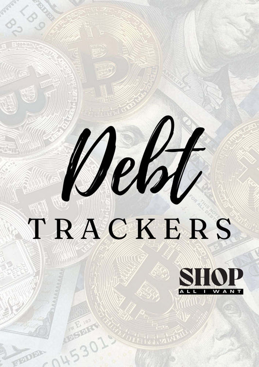 Financial Freedom Shop All I Want Debt Trackers💸 Debt Trackers: Take Charge of Your Financial Freedom! 💸Stay motivated and organized as you pay off your debts with our Debt Tracker, designed to help you manageShop All I WantShop All I WantFinancial Development-Debt Trackers