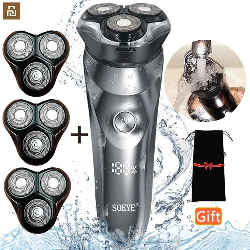 Men's Smart Electric Shaver – Waterproof Beard Trimmer for Wet & Dry UUpgrade your grooming routine with this Men's Smart Electric Shaver, designed for both wet and dry shaving. Featuring an IPX7 waterproof rating, it’s perfect for useShop All I WantShop All I WantMen's Smart