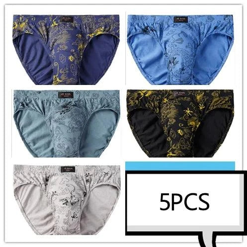 Men’s Comfortable Cotton Briefs | 5Pcs Lot (M-5XL) Underwear 🩳Upgrade your essentials with these men’s comfortable cotton briefs available in a convenient 5pcs lot. Made from 100% soft cotton, these briefs provide a snug yet coShop All I WantShop All I WantComfortable Cotton Briefs