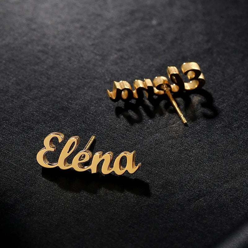 Custom Name Earrings ✨🎁Elevate your style with our Personalized Nameplate Stud Earrings - a unique and glamorous gift for yourself or a loved one. ✨🎁
Key Features:
💎 Personalized PerfectSHOP ALL I WANTShop All I WantCustom