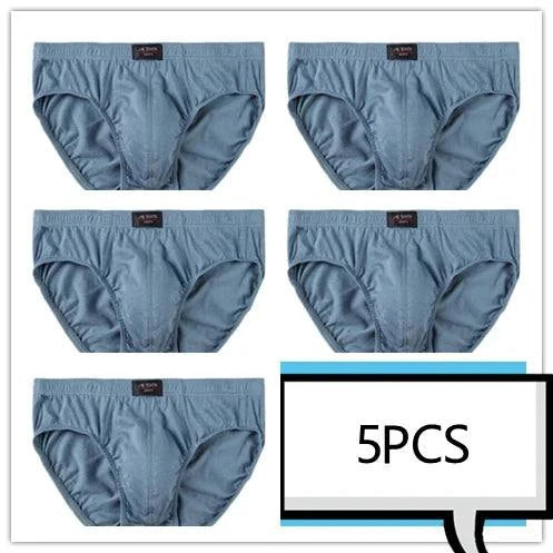 Men’s Comfortable Cotton Briefs | 5Pcs Lot (M-5XL) Underwear 🩳Upgrade your essentials with these men’s comfortable cotton briefs available in a convenient 5pcs lot. Made from 100% soft cotton, these briefs provide a snug yet coShop All I WantShop All I WantComfortable Cotton Briefs
