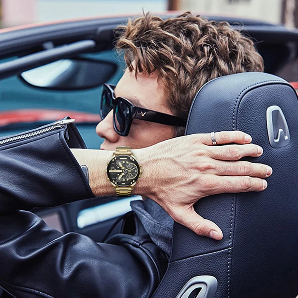Men's Sport Watch – Large Dial Stainless Steel Analog Quartz Watch forDiscover the perfect combination of style and functionality with the Men's Sport Watch, designed for the active man who values both fashion and practicality. FeaturiShop All I WantShop All I WantSport Watch – Large Dial Stainless Steel Analog Quartz Watch