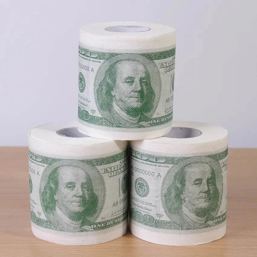 Billionaire Butt Toilet Paper 💩Want to add a touch of financial flair to your daily visits to the porcelain throne? Look no further! Our Money Toilet Paper is here to turn every bathroom break intSHOP ALL I WANTShop All I WantBillionaire Butt Toilet Paper