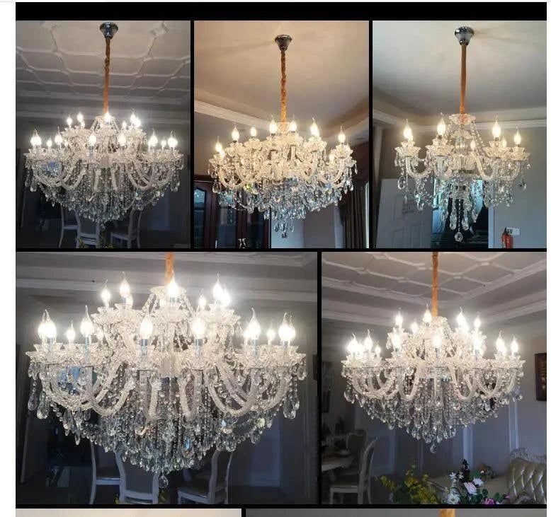 Crystal Chandelier πAdd a touch of luxury to your space with this stunning Crystal Chandelier. Featuring top K9 crystals, a polished chrome finish, and an art deco design, this chandeliShop All I WantShop All I WantCrystal Chandelier π