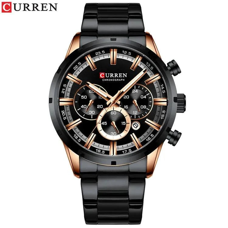 Business Watch | Blue Dial Stainless Steel Waterproof Luxury ⌚Elevate your professional look with this men's business watch featuring a striking blue dial. Crafted with a durable stainless steel band, this timepiece combines elShop All I WantShop All I WantBlue Dial Stainless Steel Waterproof Luxury ⌚