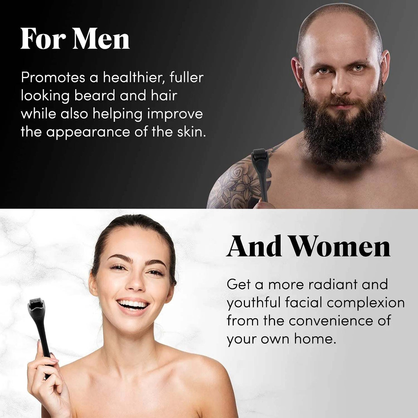 Skin, Beard, & Hair Care Derma Roller 🌀👨🦳💆♀️Rejuvenate your skin, tame your beard, and revitalize your hair with our Skin, Beard, & Hair Care Derma Roller! 🌀👨🦳💆♀️
✨ Glowing Skin: The derma roller sSHOP ALL I WANTShop All I WantSkin Beard & Hair Care