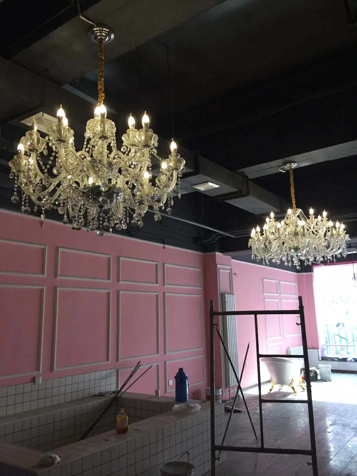 Crystal Chandelier πAdd a touch of luxury to your space with this stunning Crystal Chandelier. Featuring top K9 crystals, a polished chrome finish, and an art deco design, this chandeliShop All I WantShop All I WantCrystal Chandelier π