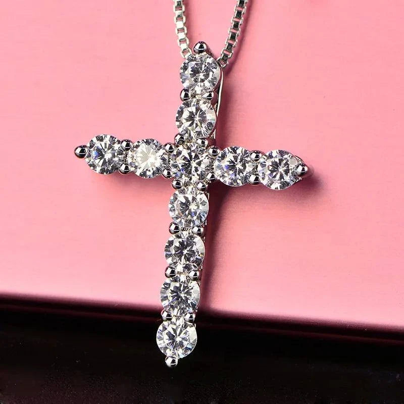Shop All I Want Sterling Silver Necklace – Shiny Cross Pendant, Perfect Gift for Men &Illuminate your style with this elegant 16-24" Sterling Silver Necklace featuring a gleaming cross pendant. Ideal for both men and women, this versatile piece makes Shop All I WantShop All I Want16-24" Sterling Silver Necklace