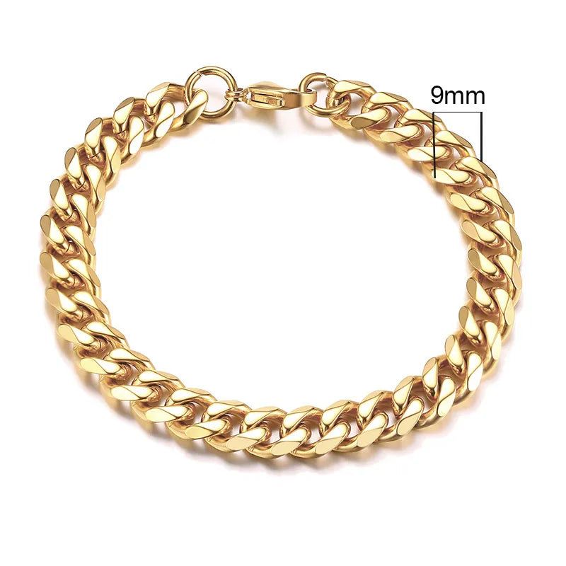 Men's Chunky Miami Curb Bracelet ππThese are stylish and versatile stainless steel bracelets that come in various widths, lengths, and colors, allowing you to find the perfect one to match your style SHOP ALL I WANTShop All I WantChunky Miami Curb Bracelet