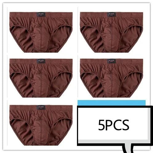 Men’s Comfortable Cotton Briefs | 5Pcs Lot (M-5XL) Underwear 🩳Upgrade your essentials with these men’s comfortable cotton briefs available in a convenient 5pcs lot. Made from 100% soft cotton, these briefs provide a snug yet coShop All I WantShop All I WantComfortable Cotton Briefs