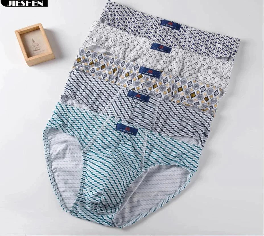 Men’s Comfortable Cotton Briefs | 5Pcs Lot (M-5XL) Underwear 🩳Upgrade your essentials with these men’s comfortable cotton briefs available in a convenient 5pcs lot. Made from 100% soft cotton, these briefs provide a snug yet coShop All I WantShop All I WantComfortable Cotton Briefs