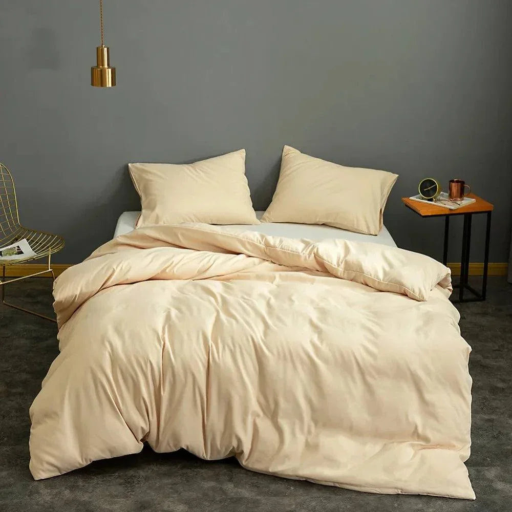 Shop All I Want Bonenjoy 1pc White Duvet Cover, Solid Color Bedding Quilt Cover, SinglTransform your bedroom with this elegant White Duvet Cover by Bonenjoy, a perfect choice for modern home design ideas. Crafted from 100% polyester with a soft sandinShop All I WantShop All I WantBonenjoy 1pc White Duvet Cover, Solid Color Bedding Quilt Cover, Single/Double/Queen Size ποΈ