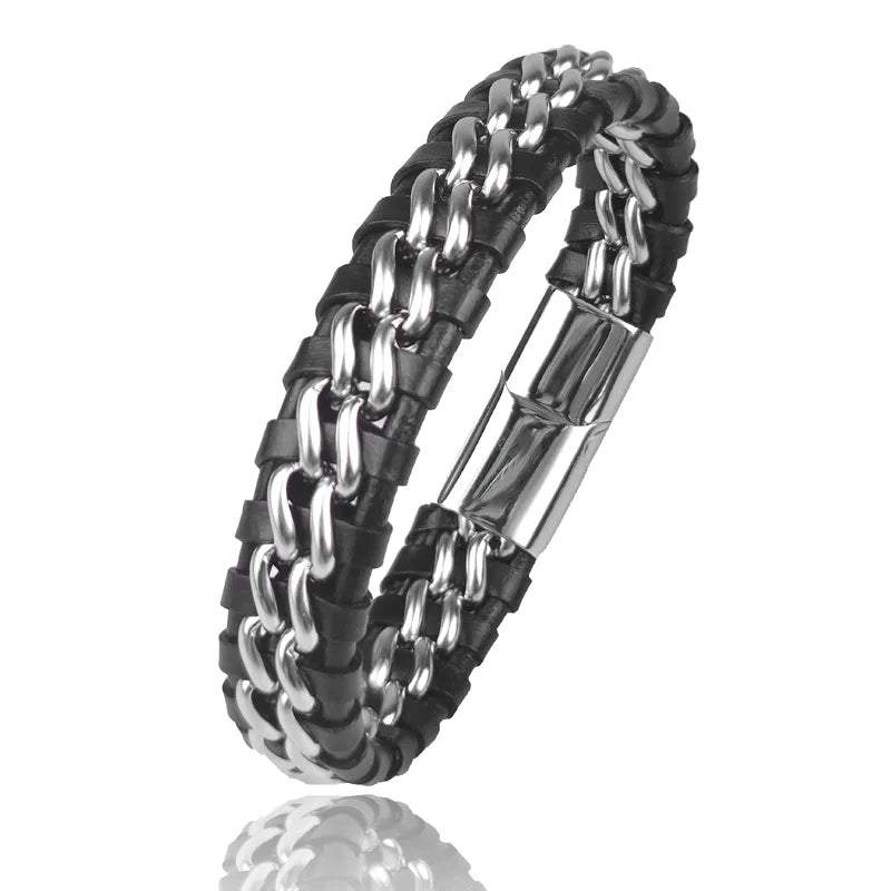 Genuine Leather Chain Bracelet for Men ๐๐งElevate your style with our Genuine Leather Chain Bracelet for Men - a fashionable and rugged accessory that adds a touch of sophistication to your look. ๐๐ง๐ซ
Key SHOP ALL I WANTShop All I WantGenuine Leather Chain Bracelet