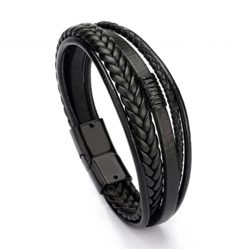 Classic Cross Leather Bracelet for MenIntroducing our Classic Cross Leather Bracelet for Men – where timeless design meets masculine elegance for a statement accessory.
🛡️ Symbolic Cross Design: The braSHOP ALL I WANTShop All I WantClassic Cross Leather Bracelet