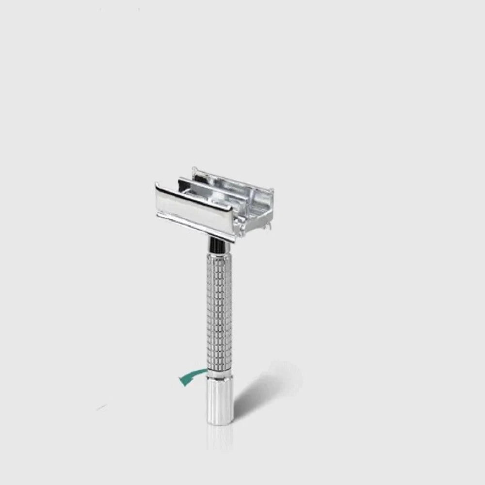 Classic Razor Handle | Stainless Steel Safety Razor for Men’s Shaving Achieve a perfect shave with the classic razor handle designed for men. This stainless steel shaving machine offers a sturdy grip and a timeless look, making it an eShop All I WantShop All I WantStainless Steel Safety Razor
