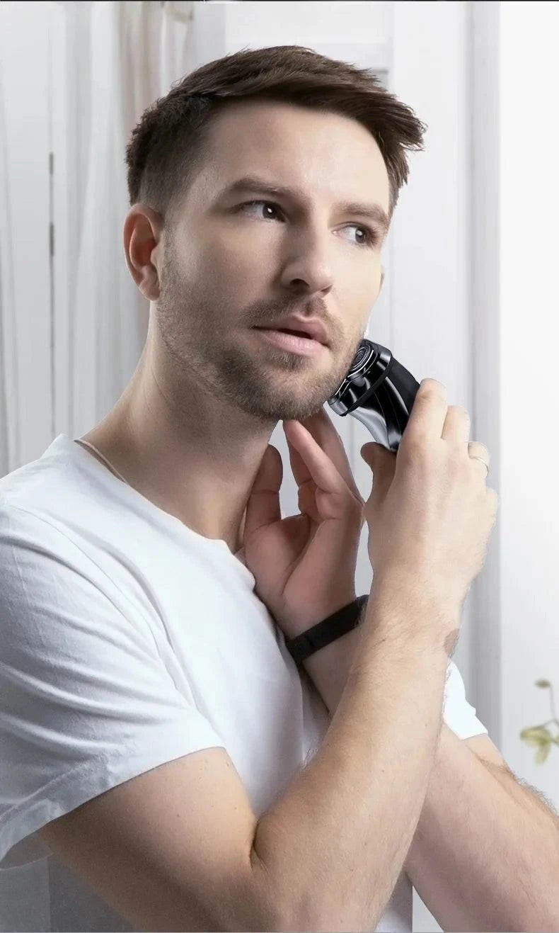 Men's Smart Electric Shaver – Waterproof Beard Trimmer for Wet & Dry UUpgrade your grooming routine with this Men's Smart Electric Shaver, designed for both wet and dry shaving. Featuring an IPX7 waterproof rating, it’s perfect for useShop All I WantShop All I WantMen's Smart
