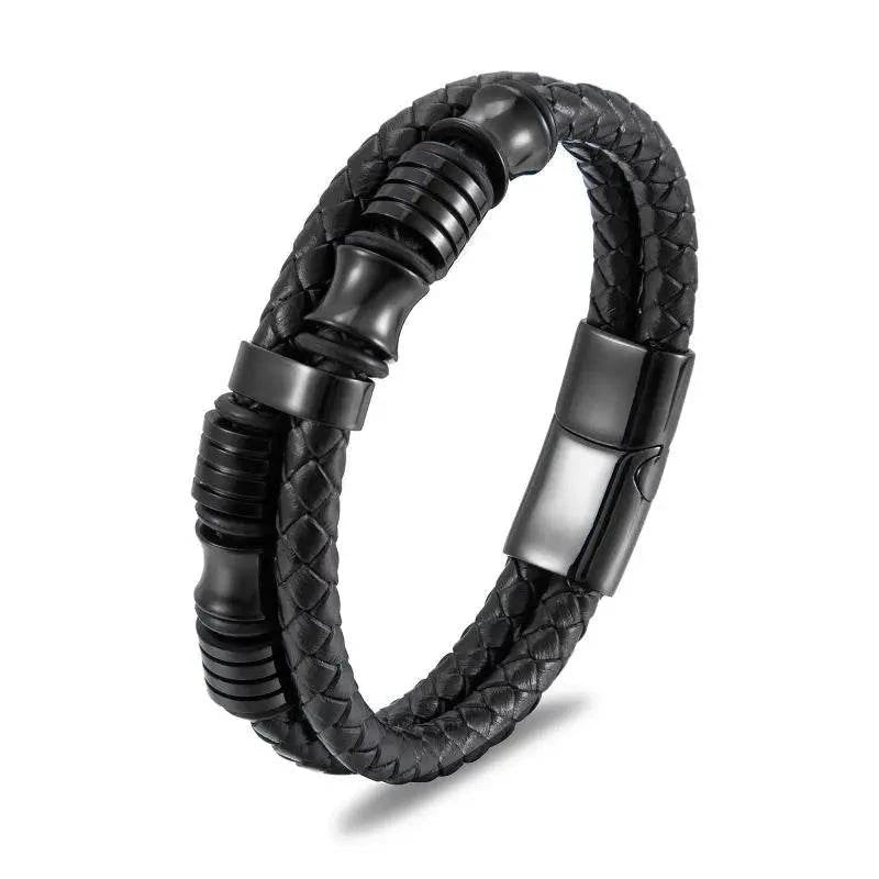 Classic Cross Leather Bracelet for MenIntroducing our Classic Cross Leather Bracelet for Men – where timeless design meets masculine elegance for a statement accessory.
🛡️ Symbolic Cross Design: The braSHOP ALL I WANTShop All I WantClassic Cross Leather Bracelet