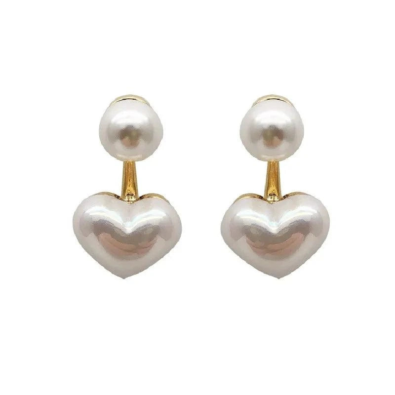 Heart Pearl Drop Earrings 💖✨Add a touch of romance and elegance to your look with our Heart Pearl Drop Earrings - a charming and timeless accessory that complements your style with grace and beSHOP ALL I WANTShop All I WantHeart Pearl Drop Earrings