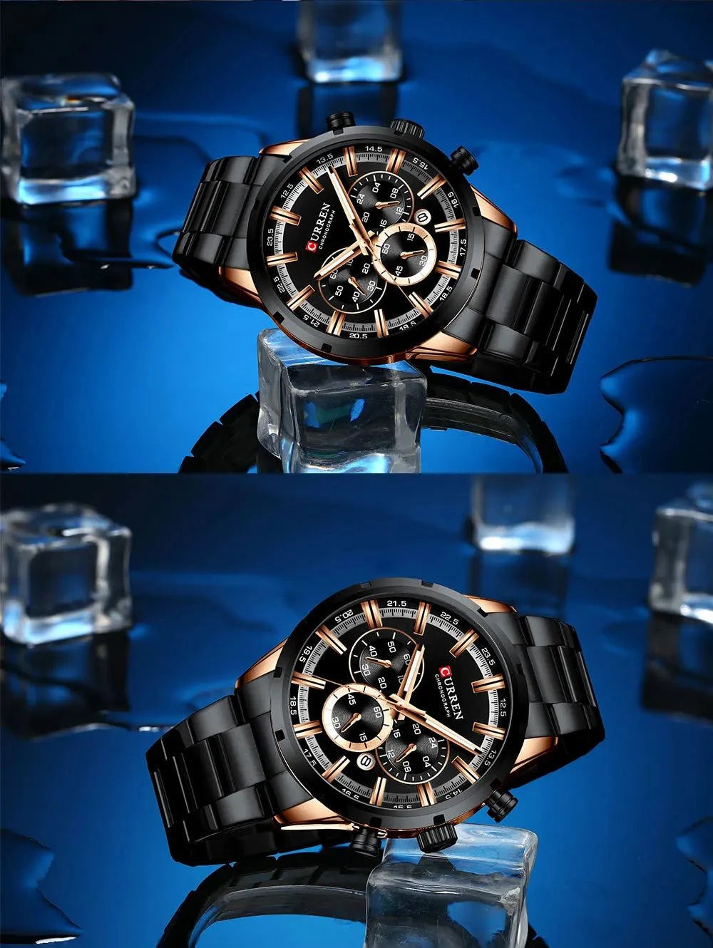 Business Watch | Blue Dial Stainless Steel Waterproof Luxury ⌚Elevate your professional look with this men's business watch featuring a striking blue dial. Crafted with a durable stainless steel band, this timepiece combines elShop All I WantShop All I WantBlue Dial Stainless Steel Waterproof Luxury ⌚