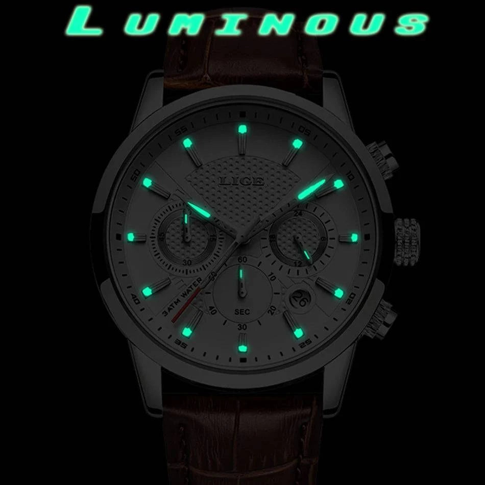 2025 LIGE Luxury Leather Watch for Men | Waterproof Casual Quartz ⌚Discover elegance and functionality with this 2025 men’s watch, a top brand that combines luxury with practicality. This casual quartz timepiece features a durable lShop All I WantShop All I Want2025 LIGE Luxury Leather Watch