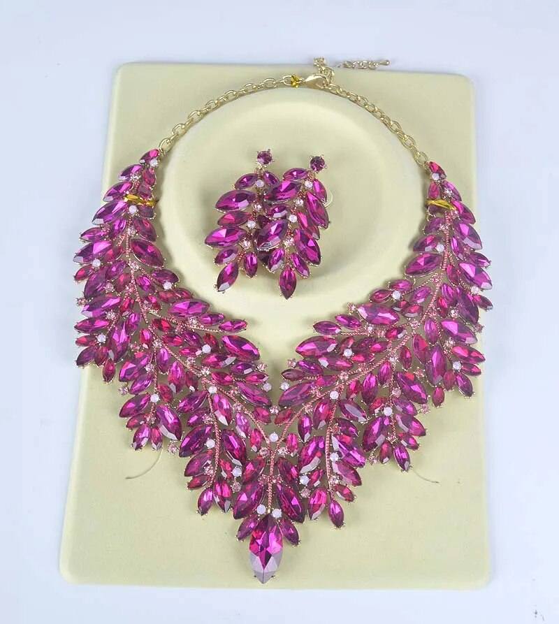 Rhinestone Crystal Jewelry Sets 💎SHOP ALL I WANTShop All I WantRhinestone Crystal Jewelry Sets